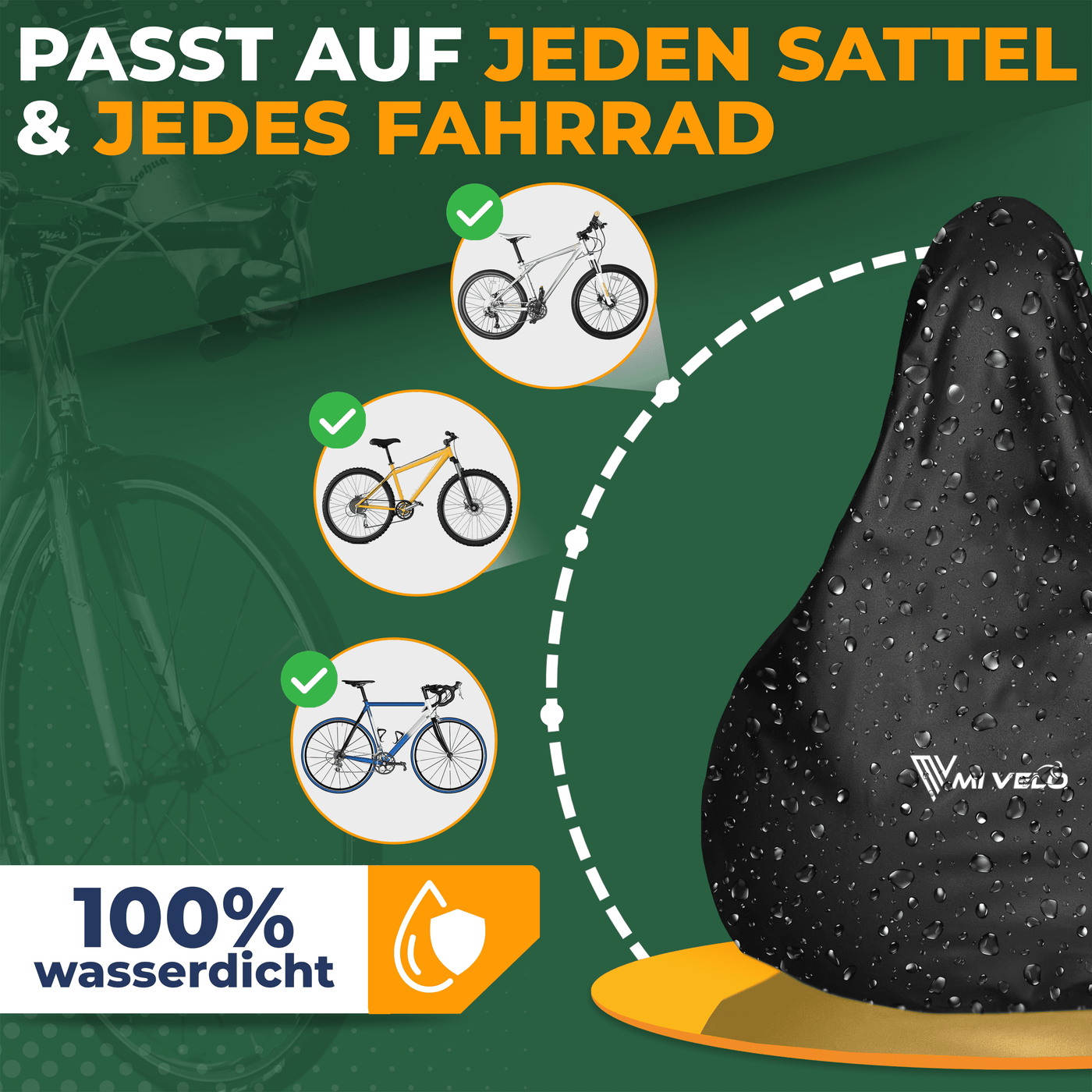 Sattelüberzug 100% wasserdicht & UV-Beständig