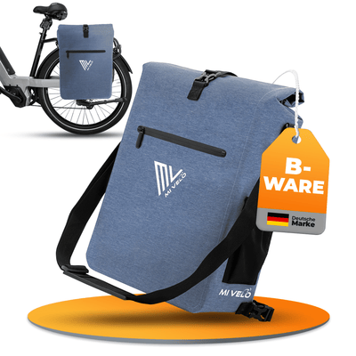 MiVelo B-Ware 3in1 Fahrradtasche Rucksack 25L wasserdicht