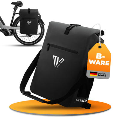 MiVelo B-Ware 3in1 Fahrradtasche Rucksack 25L wasserdicht