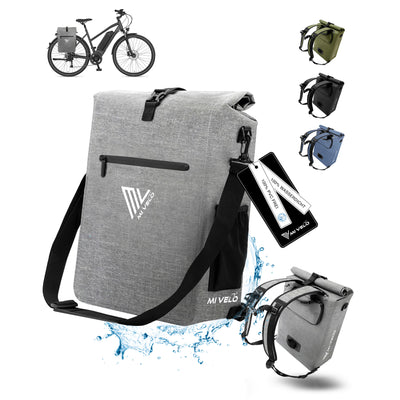 3in1 Fahrradtasche & Rucksack wasserdicht 25L "MAGNUM"