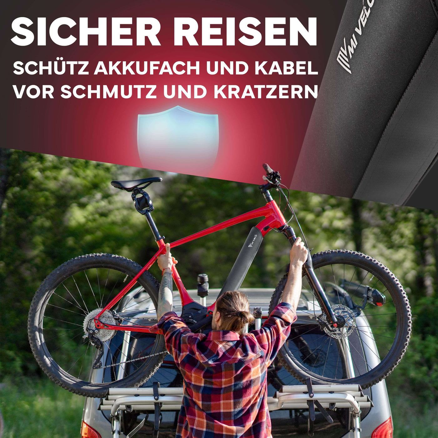 E-Bike Akkuschutzhülle aus Neopren