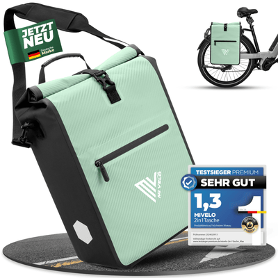 2in1 Fahrradtasche für Gepäckträger wasserdicht 22L "Max"