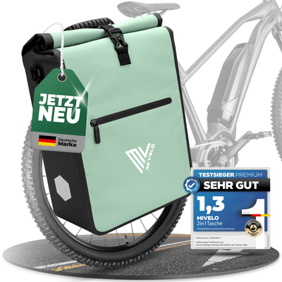 2in1 Fahrradtasche für Gepäckträger wasserdicht 22L "Max"