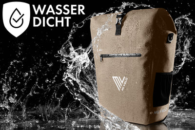 2in1 Fahrradtasche für Gepäckträger wasserdicht 25L "CAPAX"